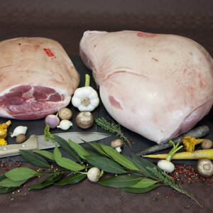 Jambon et épaule salés
