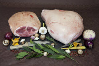 Jambon et épaule salés