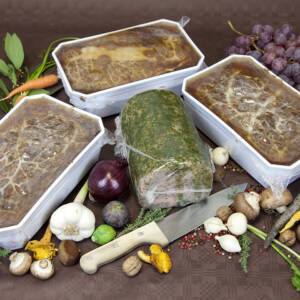 Terrines et jambon persillé